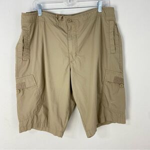 Nike Athletic Department Shorts Men’s XL Tan Cargo Quick Dry Golf‎ Outdoor
